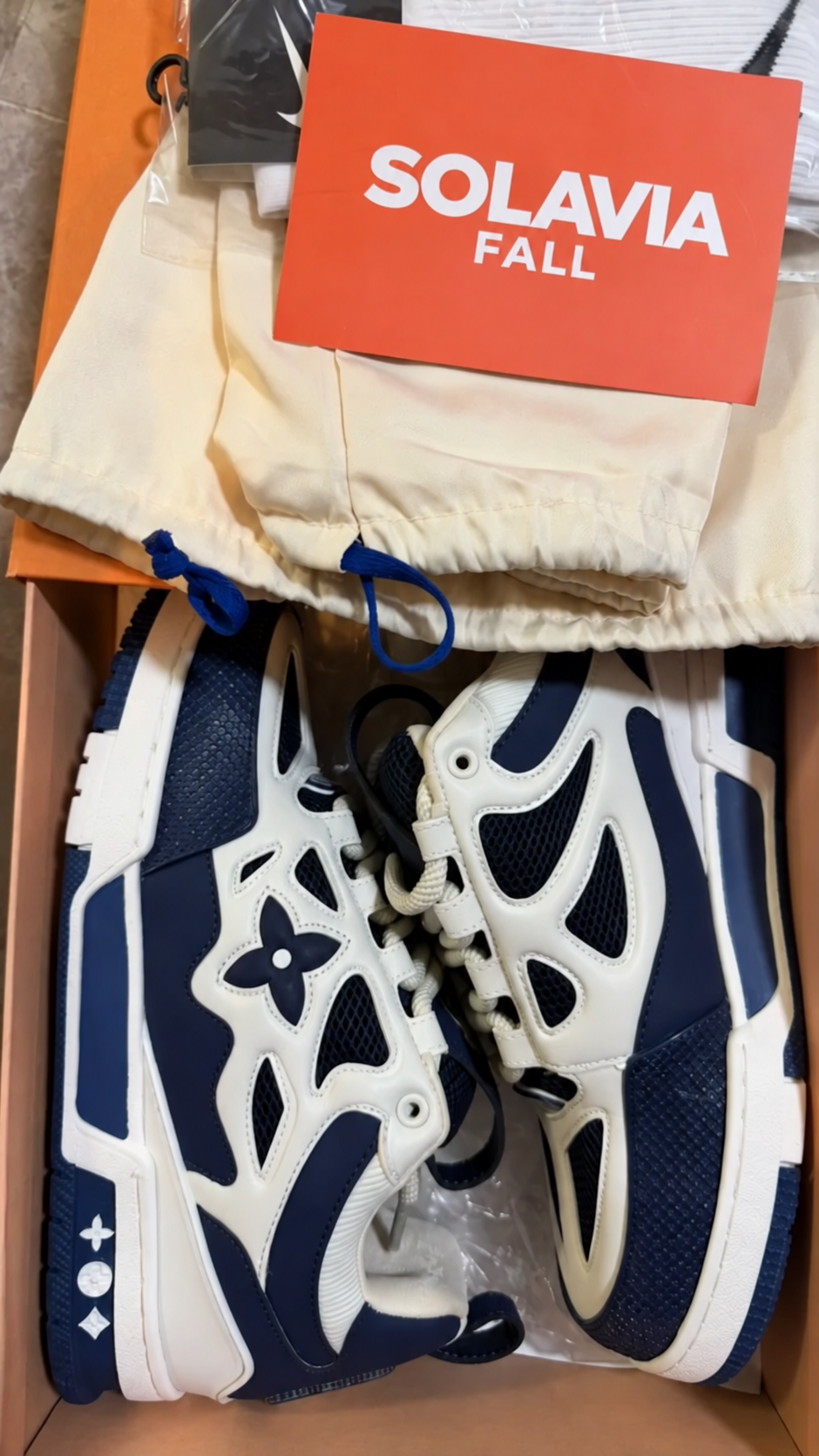 Sneakers et déballage