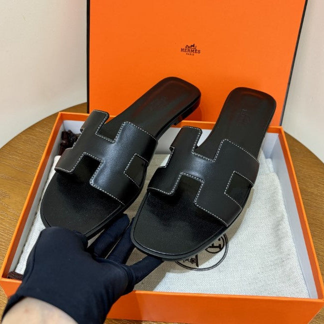 Hermes - Claquettes Noir