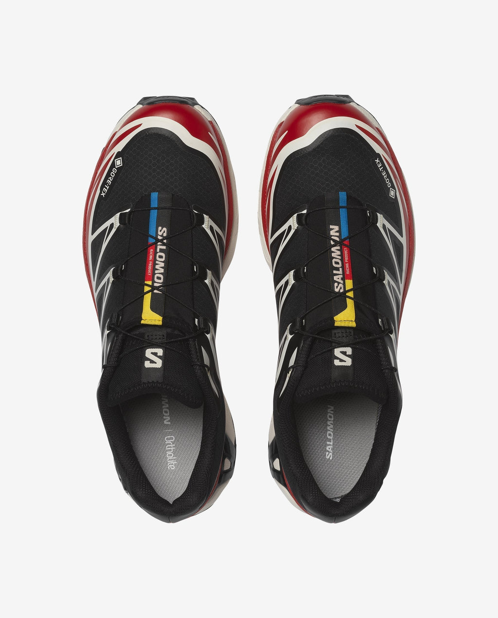 Salomon XT-6 Gore-Tex Black / Flame Scarlet / Vanilla Ice