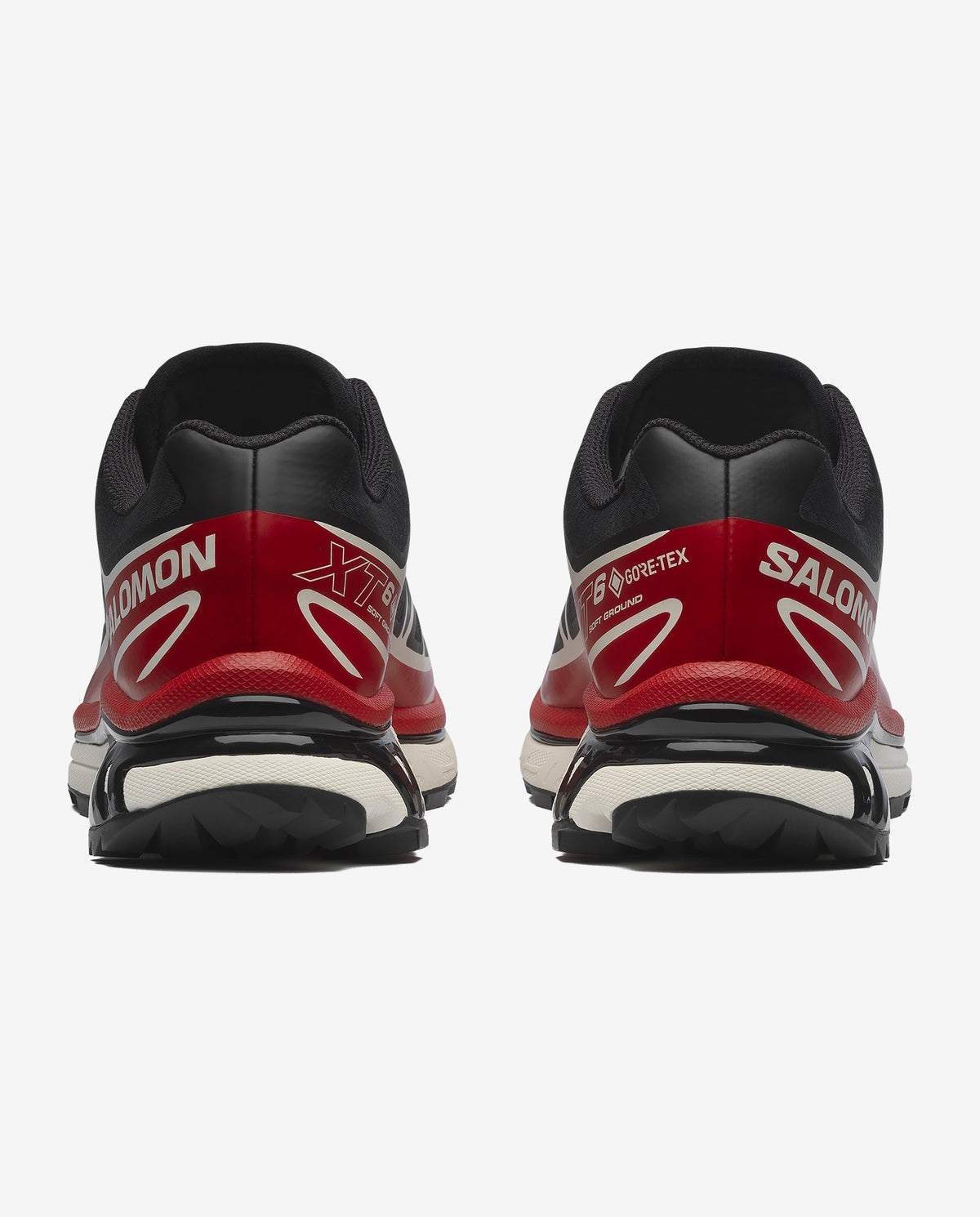 Salomon XT-6 Gore-Tex Black / Flame Scarlet / Vanilla Ice