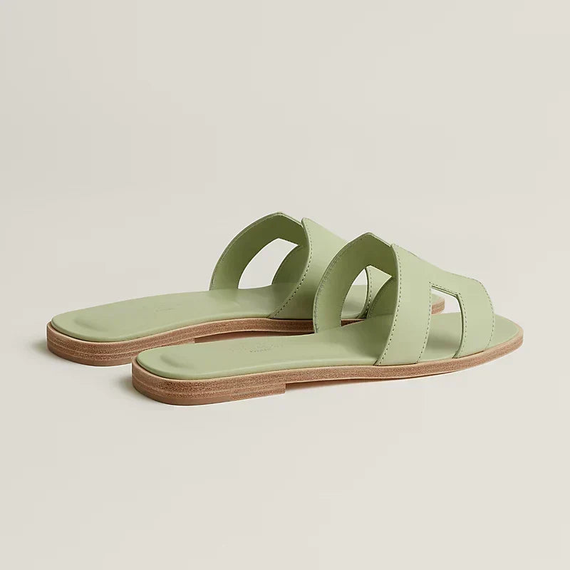 Hermes - Claquettes Vert de mer